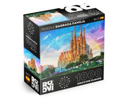 Puzzle Roovi Sagrada Familia, Barcelona de 1000 Piezas