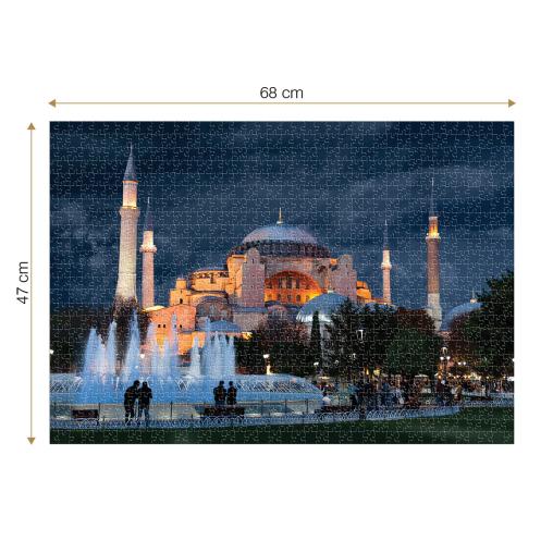 Puzzle Roovi Santa Sofía, Turquía de 1000 Piezas