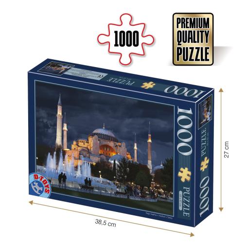 Puzzle Roovi Santa Sofía, Turquía de 1000 Piezas