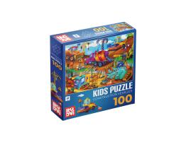 Puzzle Roovi Vehículos de Construcción de 100 Piezas