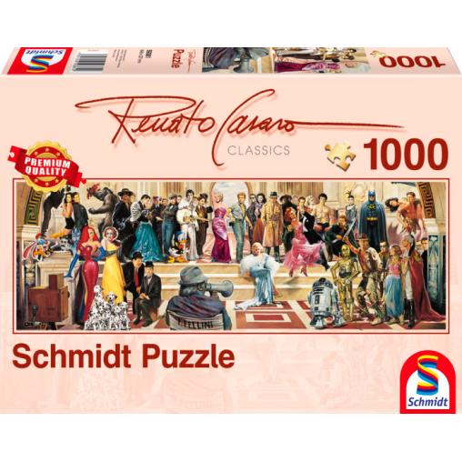 Schmidt Puzzle 100 Ans de Cinéma Panorama 1000 Pièces