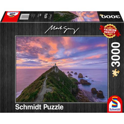 Puzzle Schmidt Acceso al Faro, New Zealand de 3000 Piezas