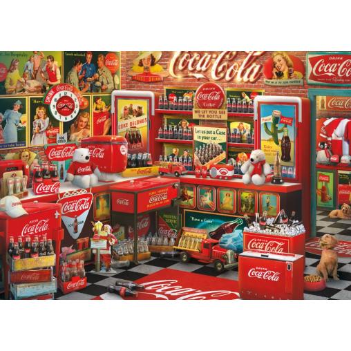 Puzzle Schmidt Artículos de Coca Cola de 1000 Piezas