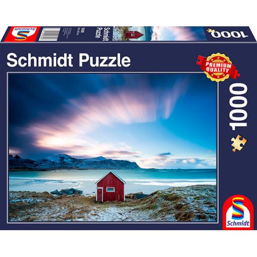 Puzzle Schmidt Cabaña en la Costa Atlántica de 1000 Pieza