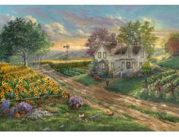 Puzzle Schmidt Campos de Girasoles de 1000 Piezas