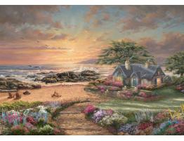 Puzzle Schmidt Casa de Campo junto al Mar de 1000 Piezas