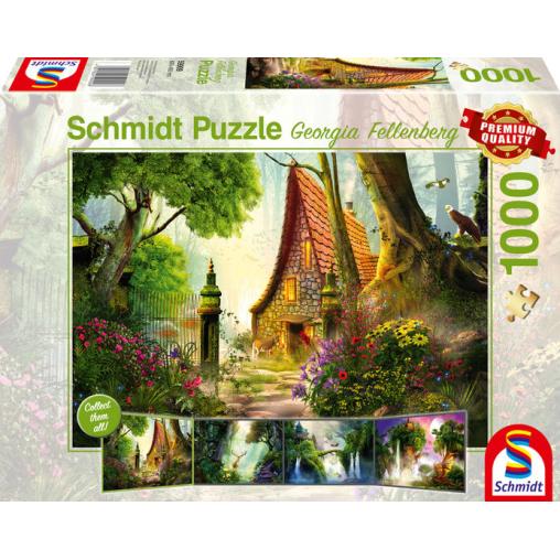 Puzzle Schmidt Casa en el Claro de 1000 Piezas