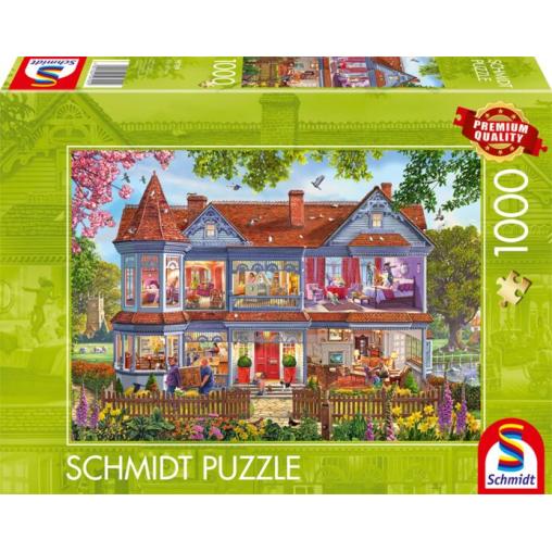 Puzzle Schmidt Casa en Primavera de 1000 Piezas