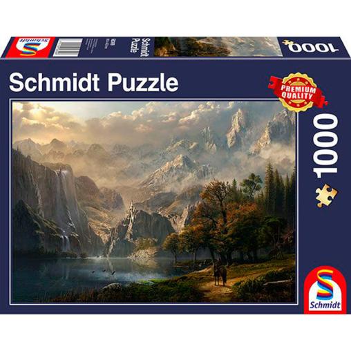 Puzzle Schmidt  Cascada Idílica de 1000 Piezas