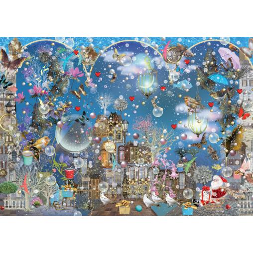 Puzzle Schmidt Cielo Azul de Navidad de 1000 Piezas