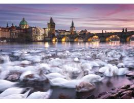 Puzzle Schmidt Cisnes de Praga de 1000 Piezas