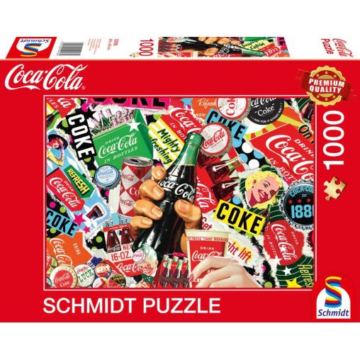 Puzzle Schmidt Coleccionables de Coca Cola de 1000 Pzs