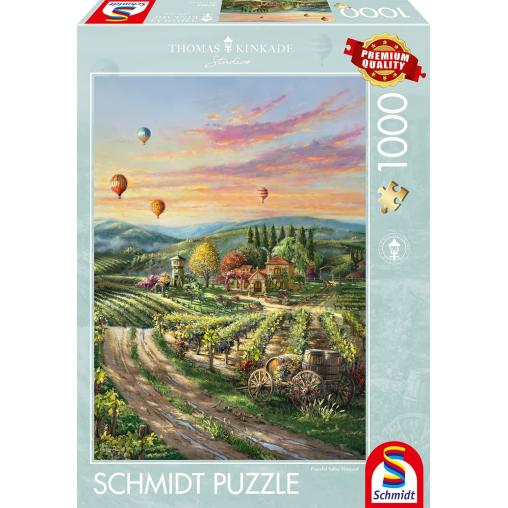 Puzzle Schmidt Viñedo del Valle Tranquilo de 1000 Piezas