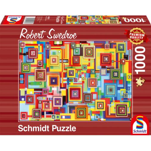 Puzzle Schmidt Cyber Intervention Rojo de 1000 Piezas