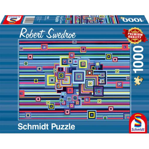 Puzzle Schmidt Cyber ​​Zyklus Azul de 1000 Piezas