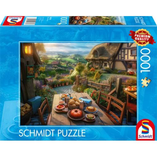 Puzzle Schmidt Desayuno con Vistas de 1000 Piezas