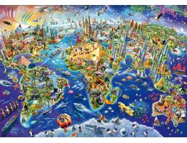 Puzzle Schmidt Descubriendo el Mundo 1000 Piezas