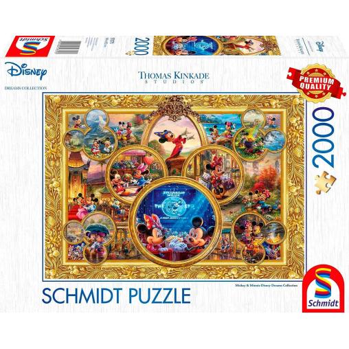 Puzzle Schmidt Disney Collage de Sueños de 2000 Piezas