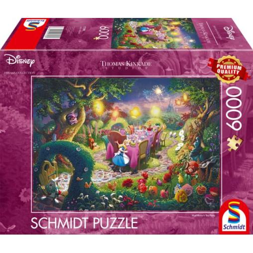 Puzzle Schmidt Disney Fiesta del Té del Sombrerero Loco de 6000