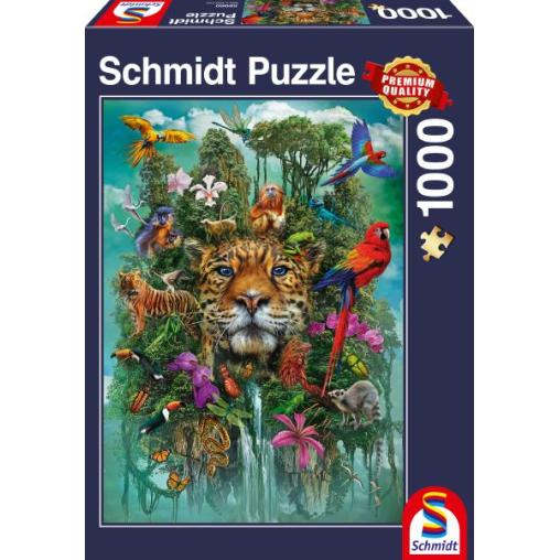 Puzzle Schmidt El Rey de la Selva de 1000 Piezas