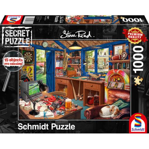 Puzzle Schmidt El Taller de Papá - Secret Puzzles de 1000 Pzs