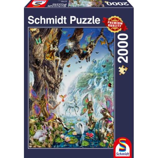 Puzzle Schmidt En el Valle de las Hadas del Agua de 2000 Pzs