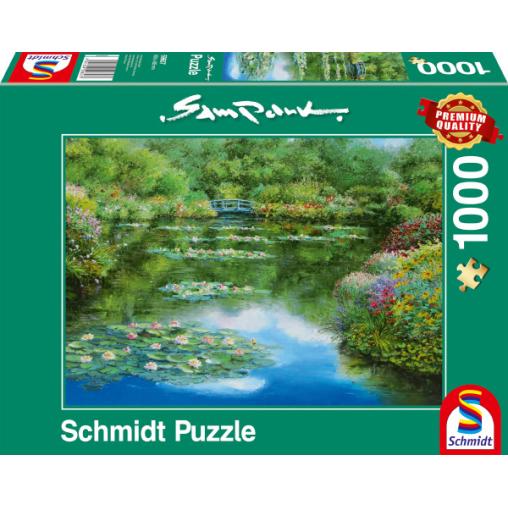 Puzzle Schmidt  Estanque de Nenúfares de 1000 Piezas