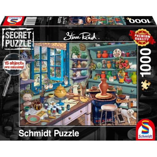 Puzzle Schmidt  Estudio del Artista - Secret Puzzles de 1000 P