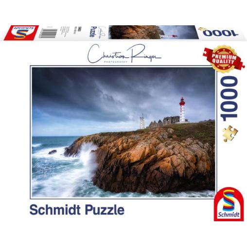 Puzzle Schmidt Faro de St Mathieu de 1000 Piezas