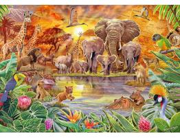 Puzzle Schmidt Fauna Africana de 1000 Piezas