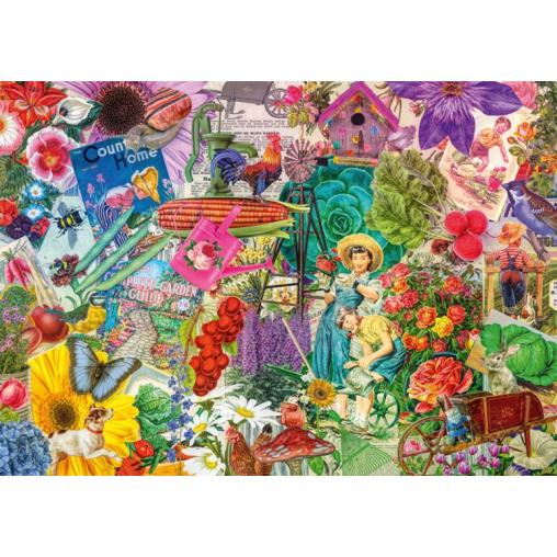 Puzzle Schmidt Feliz Jardinería de 1000 Pzs