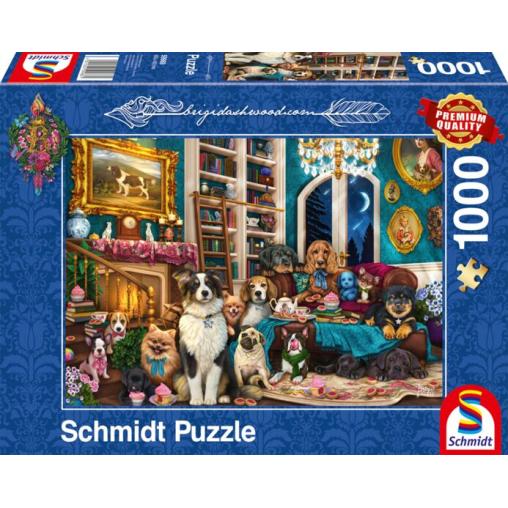 Puzzle Schmidt Fiesta en la Biblioteca de 1000 Piezas