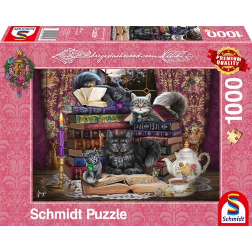 Puzzle Schmidt Gatos Cuentacuentos de 1000 Piezas