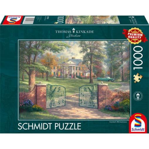 Puzzle Schmidt Graceland, 50 Aniversario de 1000 Piezas