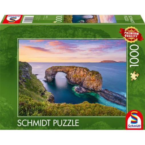 Puzzle Schmidt Gran Arco Marino de Pollet, Irlanda 1000 Piezas