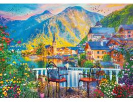 Puzzle Schmidt Hallstatt Pintoresco de 1000 Piezas