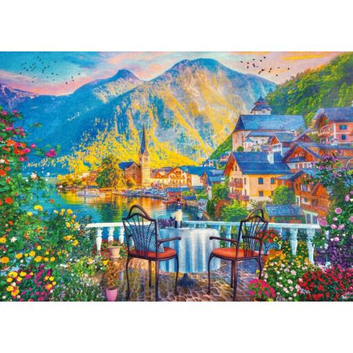 Puzzle Schmidt Hallstatt Pintoresco de 1000 Piezas