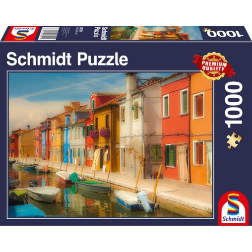 Puzzle Schmidt Isla de Burano de 1000 Piezas