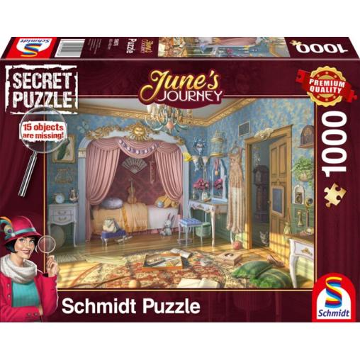 Puzzle Schmidt June's Journey Dormitorio de June de 1000 Pzs