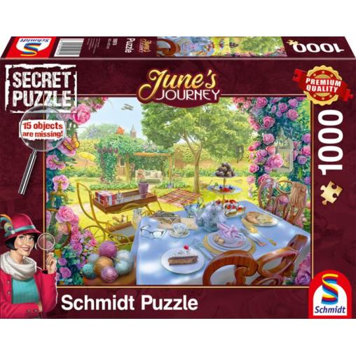 Puzzle Schmidt June's Journey Té en el Jardín de 1000 Pzs