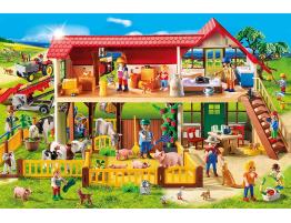 Puzzle Schmidt La Granja de Playmobil de 100 Piezas