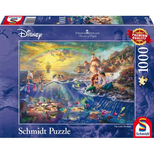 Puzzle Schmidt Disney La Sirenita, Ariel de 1000 Piezas