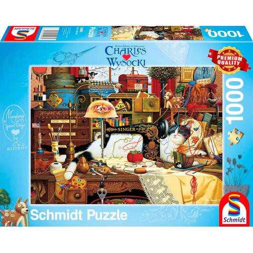 Puzzle Schmidt Maggie La Costurera de 1000 Piezas