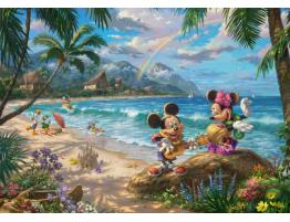 Puzzle Schmidt Mickey y Minnie en Hawaii de 1000 Pzs