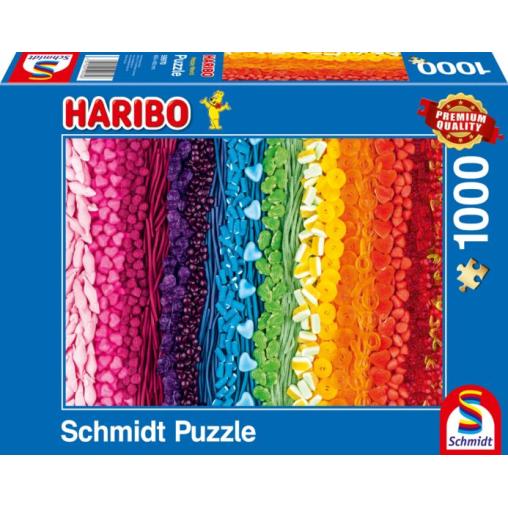 Puzzle Schmidt Mundo Feliz Haribo de 1000 Piezas