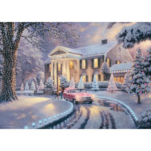 Puzzle Schmidt Navidad en Graceland de 1000 Piezas