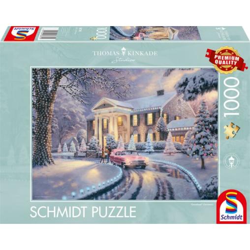 Puzzle Schmidt Navidad en Graceland de 1000 Piezas