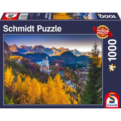 Puzzle Schmidt Neuschwanstein Otoñal de 1000 Piezas