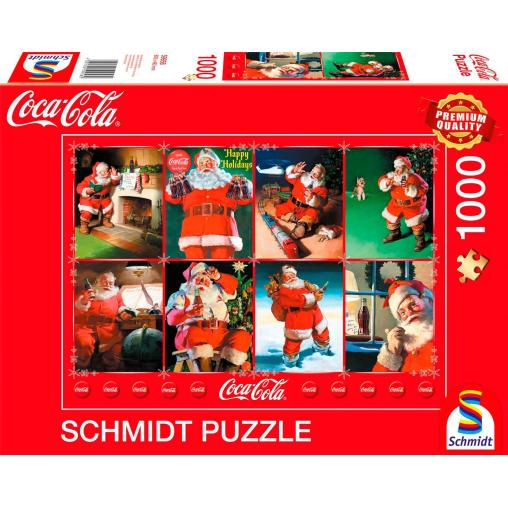 Puzzle Schmidt Papá Noel y Coca Cola de 1000 Piezas