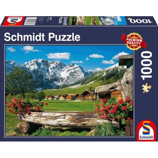 Puzzle Schmidt Paraiso en la Montaña de 1000 Piezas